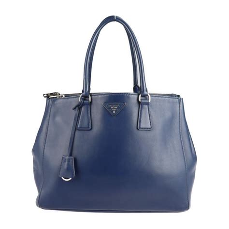 mini city bag prada bluette ebay|Auth PRADA galilee 1BA274 Bluette (Navy) Green City Calf Tote .